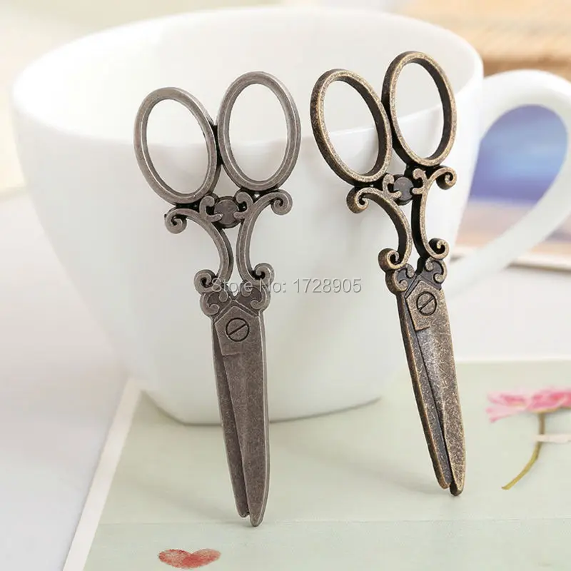 

Scissors Pendant Charms Antique Bronze Metal Zinc Alloy Large 29*78 mm 5 pcs For DIY Jewelry Making
