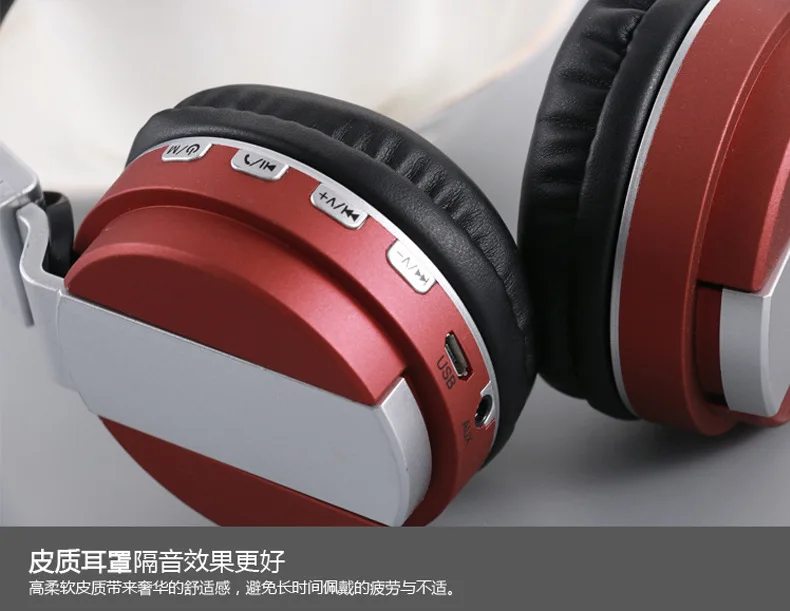 Kappice Bluetooth беспроводные наушники Складная гарнитура с басами и встроенным микрофоном для смартфона