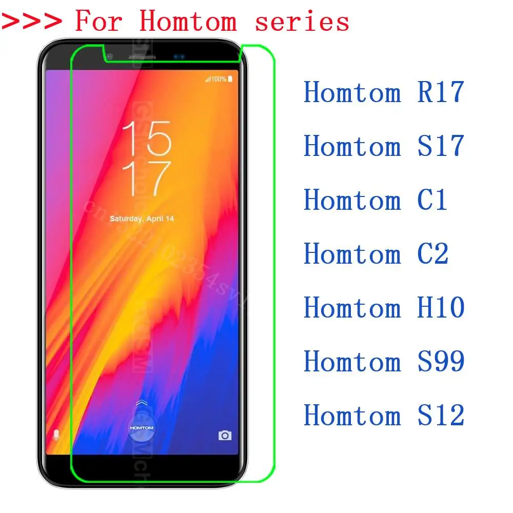 Homtom R17 закаленное стекло премиум класса защитная пленка для экрана S17 C1 C2 H10 S99 S12