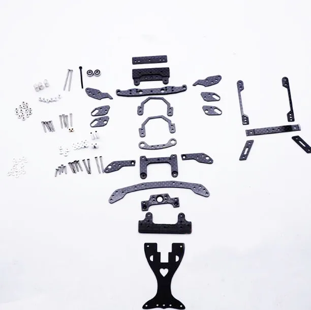 1 комплект MS шасси углеродное волокно запчасти внутренняя подвеска качели рыба