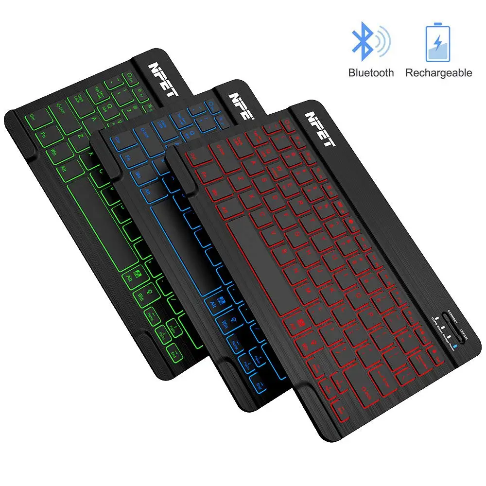 Беспроводная Bluetooth-клавиатура для телефона планшета iPad iPhone IOS Android Windows
