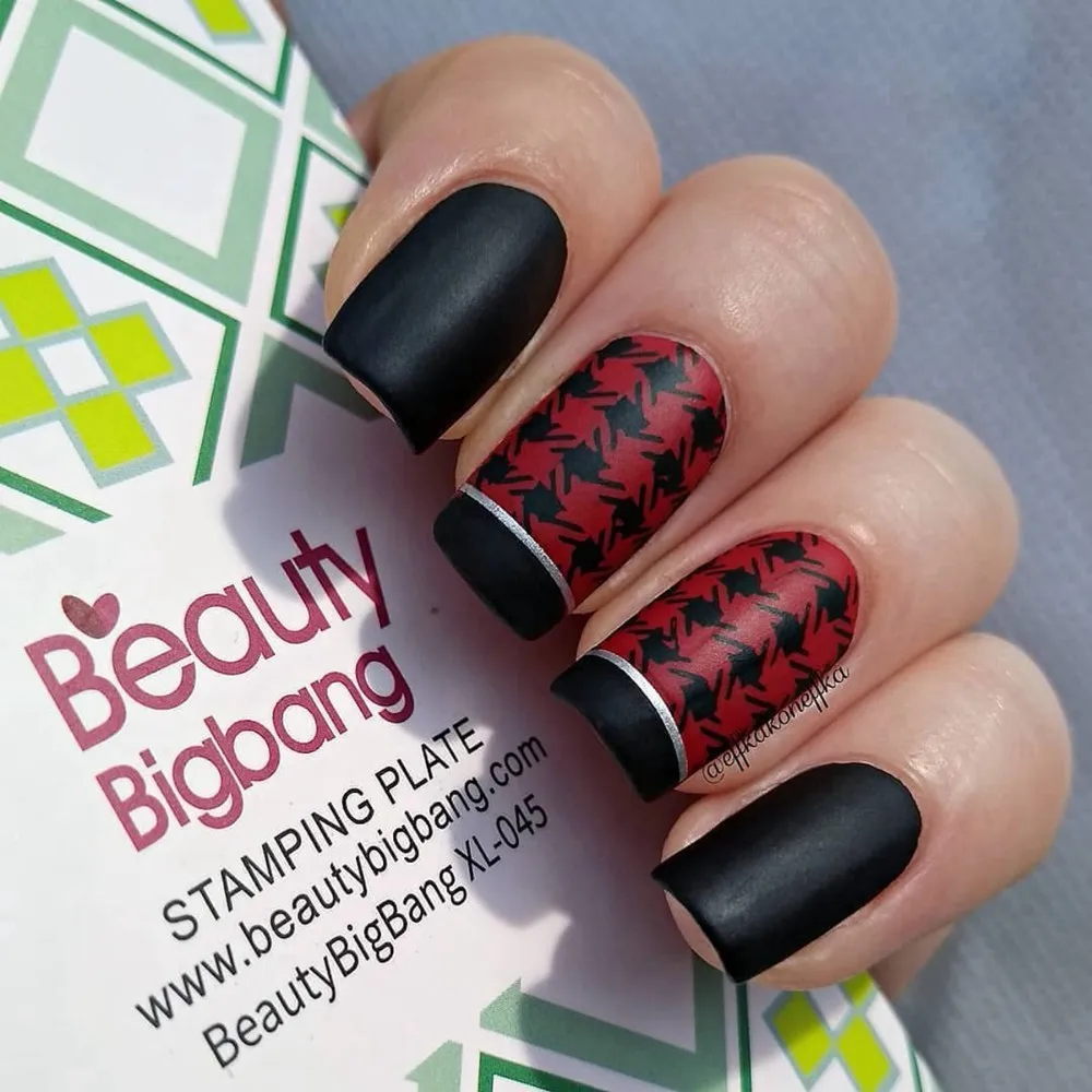 BEAUTYBIGBANG прямоугольник Русский стиль милая кукла архитектура культура шаблон дизайн ногтей штамп шаблон изображения пластины XL-49