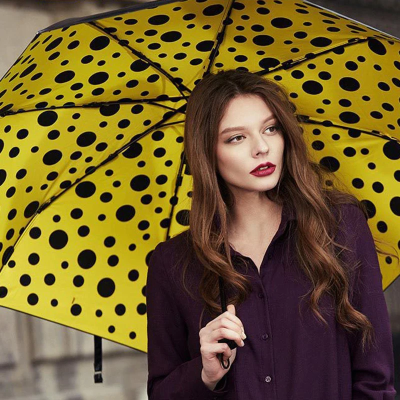 &quotYADA&quot с волнистым рисунком Подвески со складным зонтом для дождливой погоды