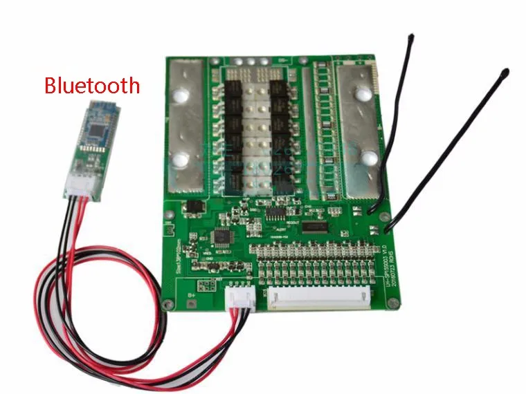 14S 100A lipo литий-полимерный BMS/PCM/PCB плата защиты батареи для 18650 литий-ионный аккумулятор с балансом w/APP