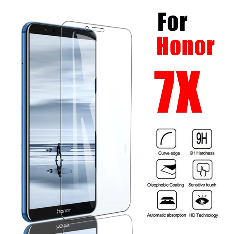 Honor 7x стекло hauwei для huawei honor Защитная защита экрана закаленное hawei hono 7 x