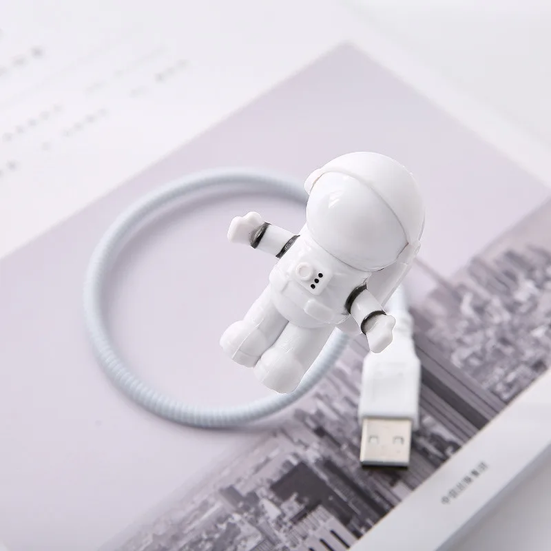 Крутой стиль астронавт космонавт USB СВЕТОДИОДНЫЙ светильник регулируемые гаджеты inteligentes для компьютера ПК настольный светильник для офиса USB гаджеты