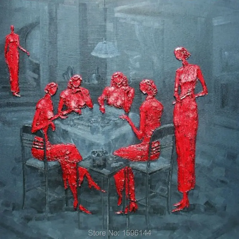 Ручная роспись маслом на холсте китайское современное искусство YuNancheng