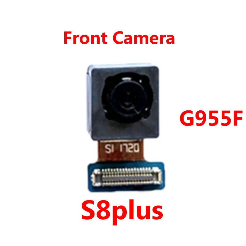 S8P-G955F-Front Оригинальная фронтальная камера для Samsung Galaxy S8 S9 Plus G950F G955F G960F G965F задняя камера модуль для лица ID гибкий кабель - Цвет: S8P-G955F-Front