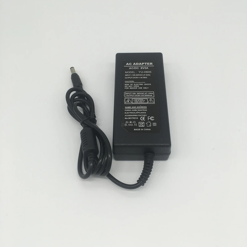 Adapter 8V 5A Switching power supply charger for Yongnuo YN300 III YN300III YN300Air YN600 YN600L II Canon LED Camera Light