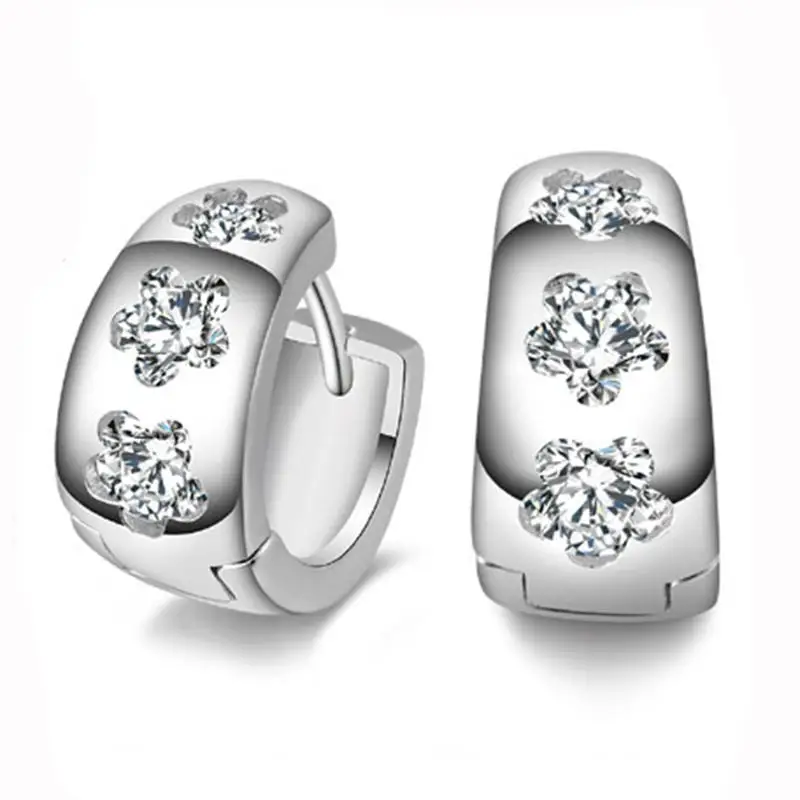 earrings 20 Серьги с кристаллом Pendientes женские серьги-гвоздики в виде Orecchini Oorbellen Для женщин ювелирные изделия с цирконием, серьги-гвоздики для Для женщин Brinco - Окраска металла: earrings 20