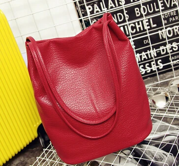 Новая вместительная сумка-мешок для осени и зимы с мягкой поверхностью магнитной