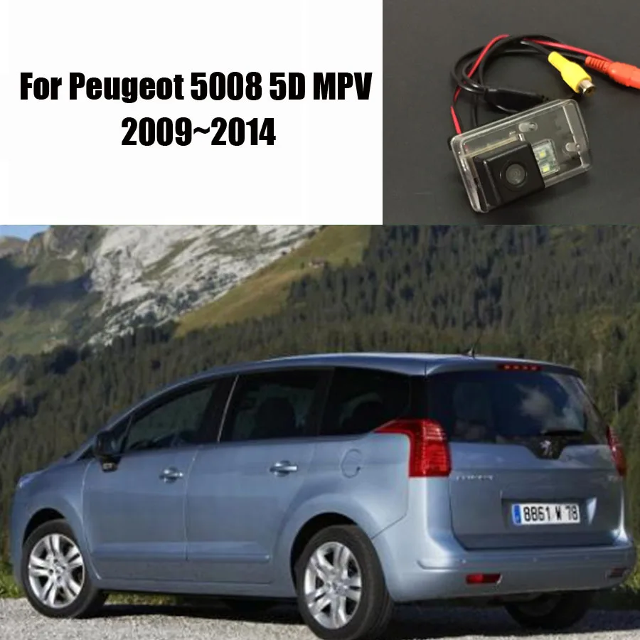 Автомобильная камера заднего вида для Peugeot 5008 5D MPV 2009 ~ 2014/задняя парковочная