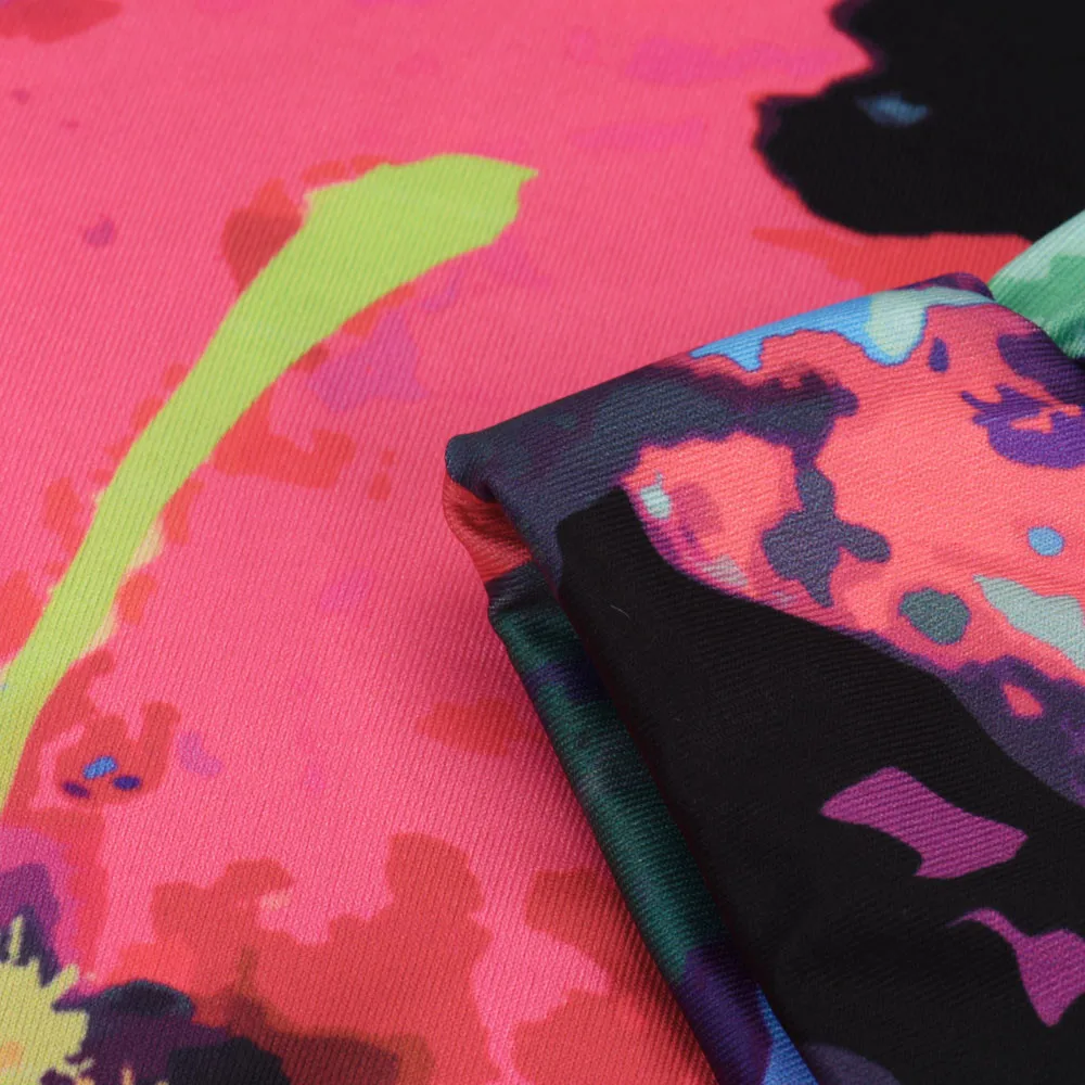 Модные леггинсы для фитнеса с градиентом разноцветные обтягивающие дышащие