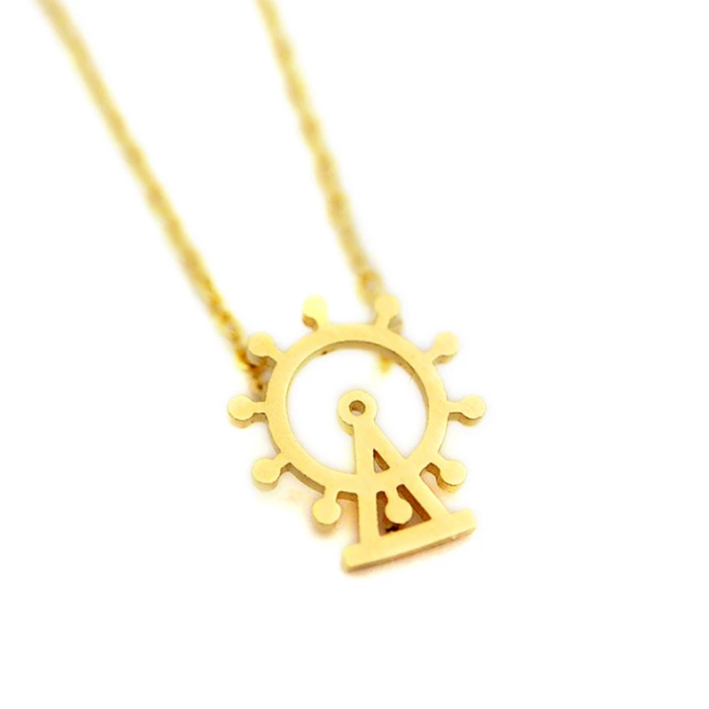 Модные лондонские глаз кулон ожерелья с подвесками колеса обозрения