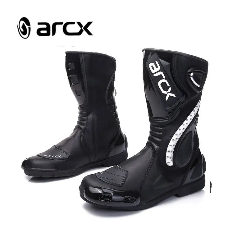 Мужские кожаные ботинки для гонок ARCX обувь мотоциклетных и мотогонок L60150 |