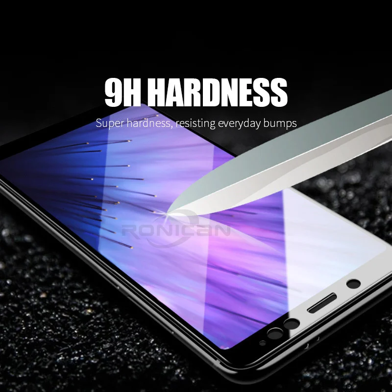 Защитная пленка для экрана xiaomi redmi Note 5 Pro с полным покрытием белая и Черная