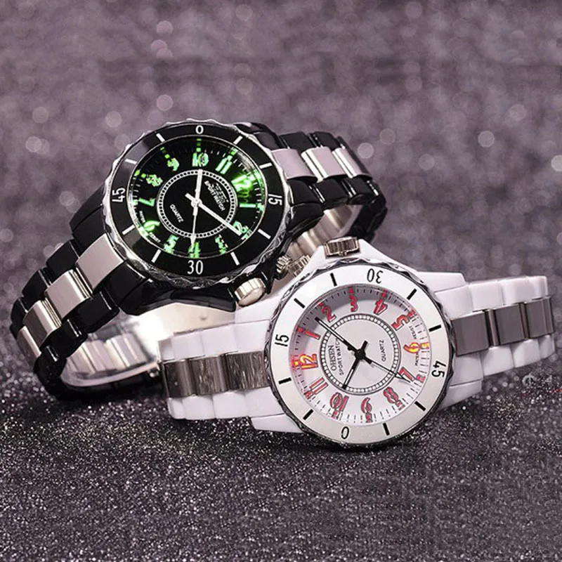 Крутые модные красочные светодиодные часы из нержавеющей стали спортивные