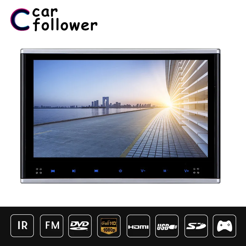 Монитор для подголовника автомобиля TFT ЖК-экран 10 1 дюйма USB/SD/HDMI с пультом ДУ |