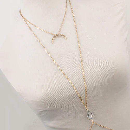 Женское Ожерелье с Луной и животом | Украшения аксессуары