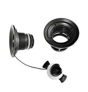 Mounchain надувные каяк воздушный клапан ПВХ гребные лодки Dinghy плот Замена Комплект с крышкой каяк лодка аксессуары черный, серый