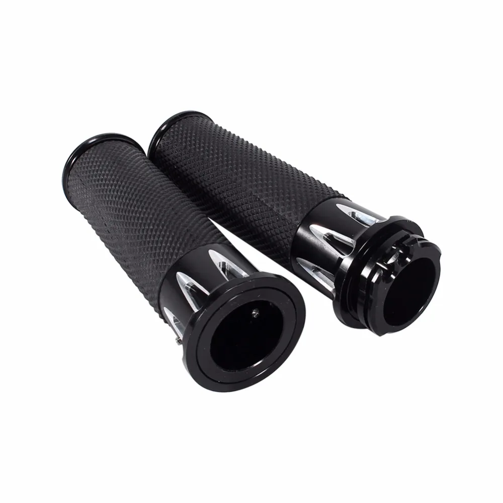 Car styling1 пара новые черные мотоциклетные ручки для мотоцикла 1 &quot25 мм CNC Sportster XL883