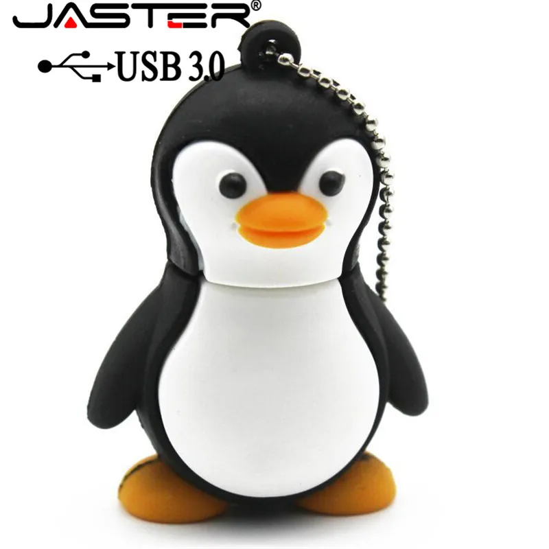 Usb флеш накопитель JASTER 3 0 с очаровательным пингвином флешка мультяшным рисунком 4