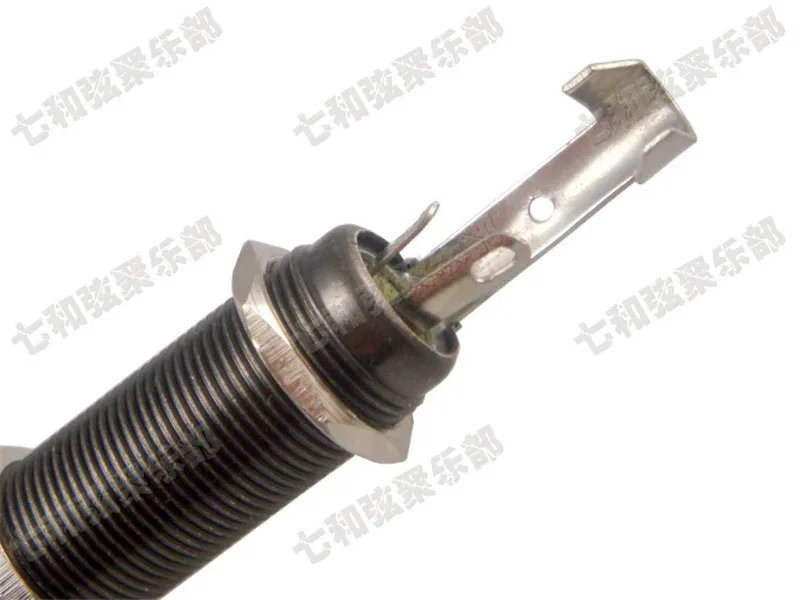 10 шт. резьбовой цилиндрический стиль акустическая бас гитара концевой штырь Jack