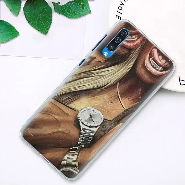 Чехлы для телефона с сексуальным рукавом и татуировкой для Samsung Galaxy A30 A50 A70 A80 A6 A8+ A7 A9 M10 M30 PC жесткий чехол - Цвет: 07