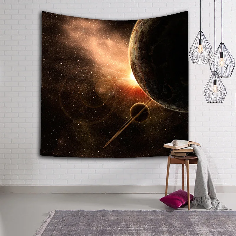 150x130 см Galaxy настенный гобелен хиппи ретро домашний декор Йога пляжный