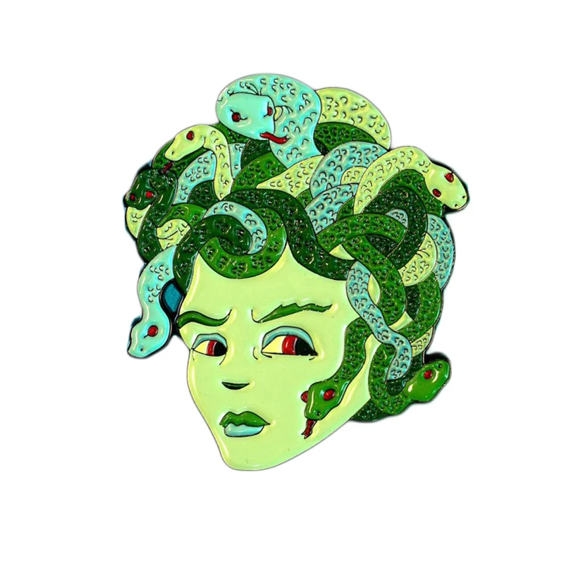 Бейдж Medusa от кровотечения|Булавки и значки| |