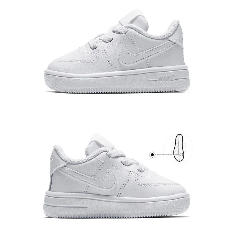 NIKE FORCE 1 оригинальная детская обувь удобные детские кроссовки дышащие Спортивные кроссовки#905220-100