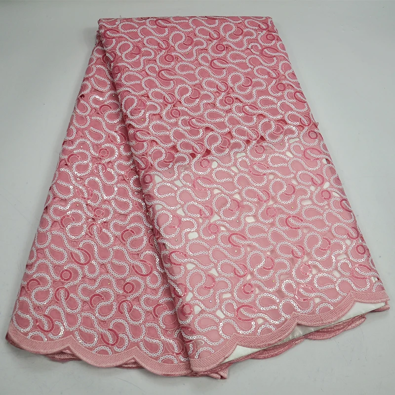 Африканский двойной органза вышитый тюль французские пайетки кружевная ткань 2019