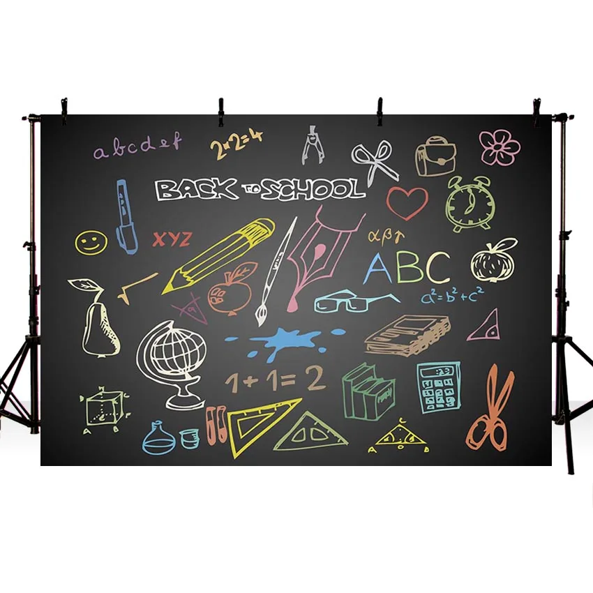 Задний фон для школьной фотографии детский детской фотосъемки реквизит
