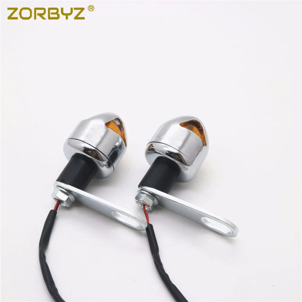 ZORBYZ хромированный светодиодный задний поворотный сигнальный фонарь держатель