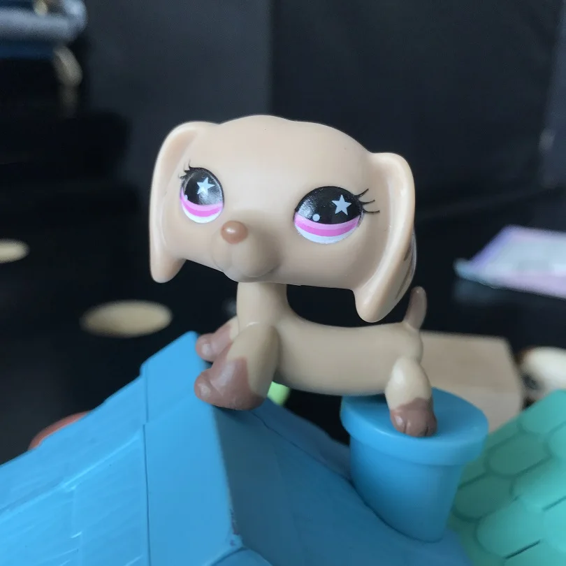 Игрушка редкая Pet Shop собаки породы такса 12 стилей Выбор щенка коллекция игрушка