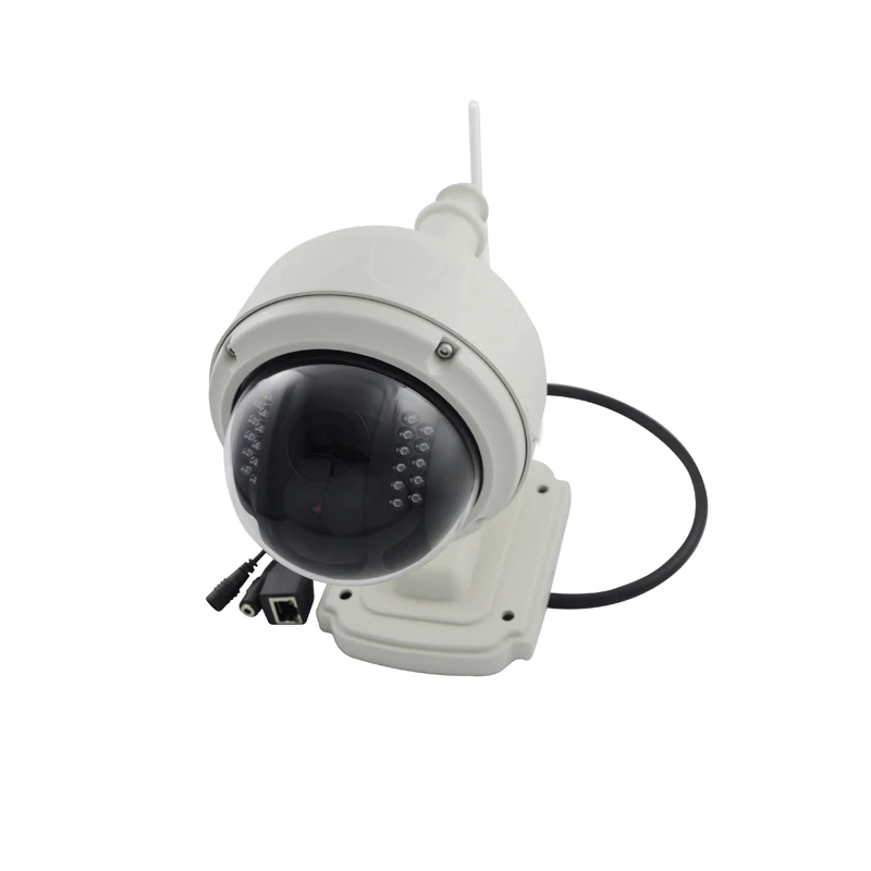 Мини Wifi Беспроводная купольная ip-камера PTZ наружная 720P HD 2 8-12 мм 4X Zoom CCTV видео сеть