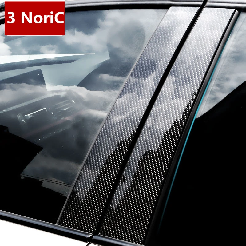 Автомобильное окно BC колонна обшивки полосы углеродного волокна Защита кузова