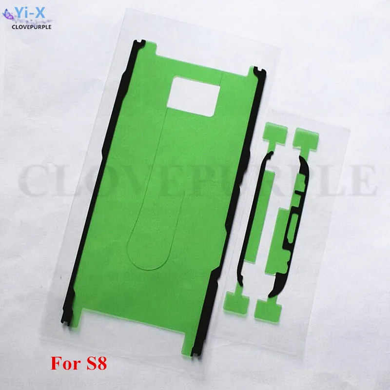 2 шт. наклейка на переднюю рамку экрана ЖК-стикер клейкая лента для Samsung Galaxy S8 G950/