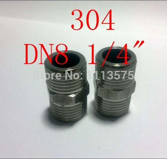 Соединитель для труб DN8 1/4 дюйма 304 321 316 дюйма|nipple fittings|male threadnipple pipe fitting |