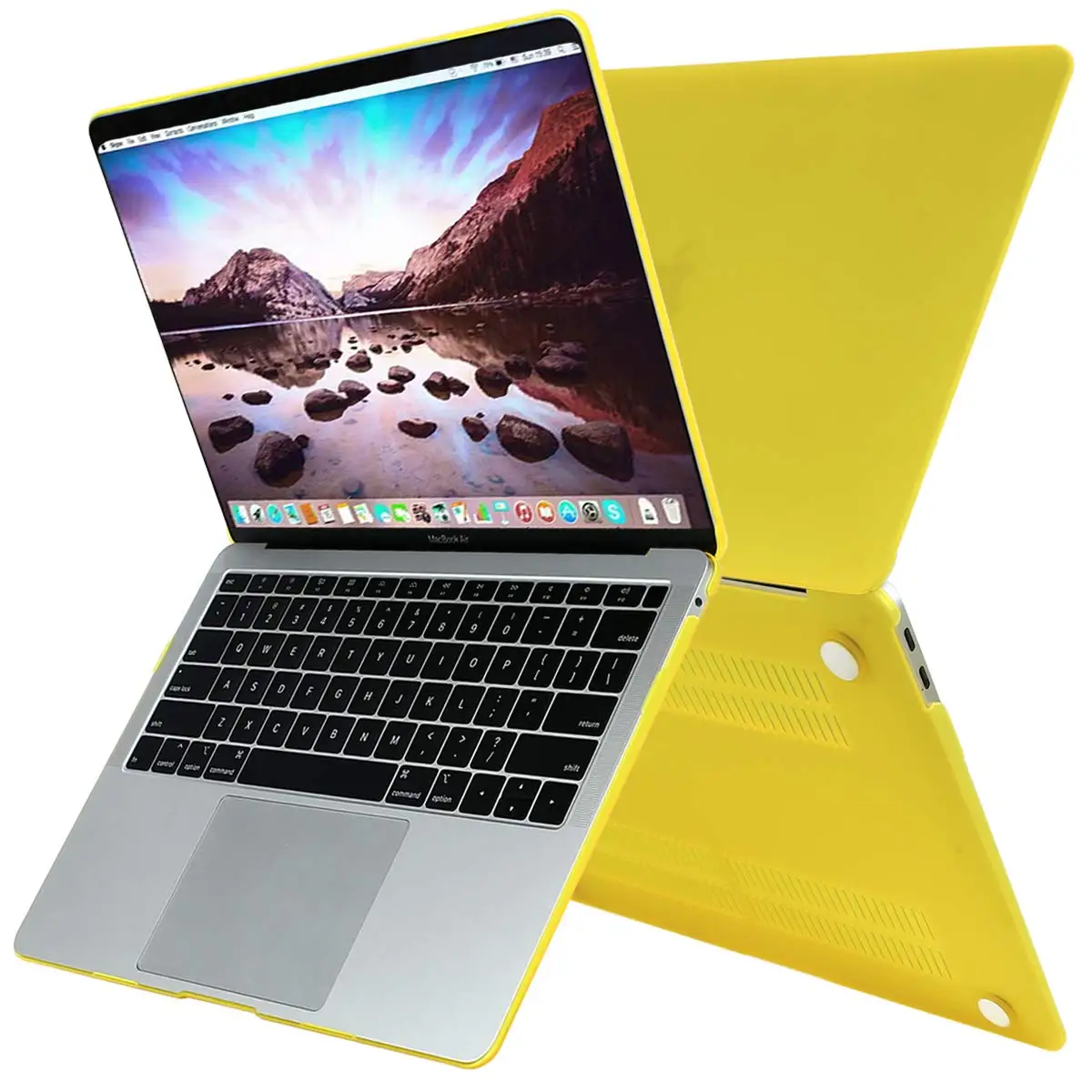 Жесткий чехол с клавиатурой для Apple MacBook Pro 13 дюймов с дисплеем retina A1425 1502(2012-)-желтый