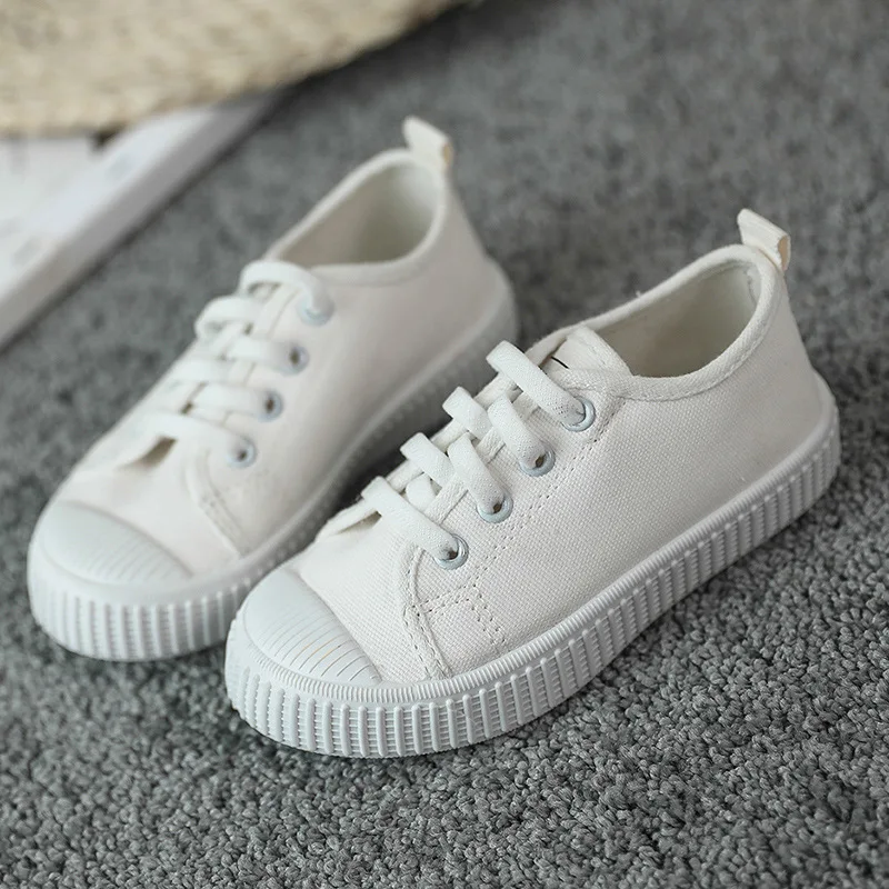 Кроссовки Детские парусиновые Дышащие Модные кеды для мальчиков и девочек