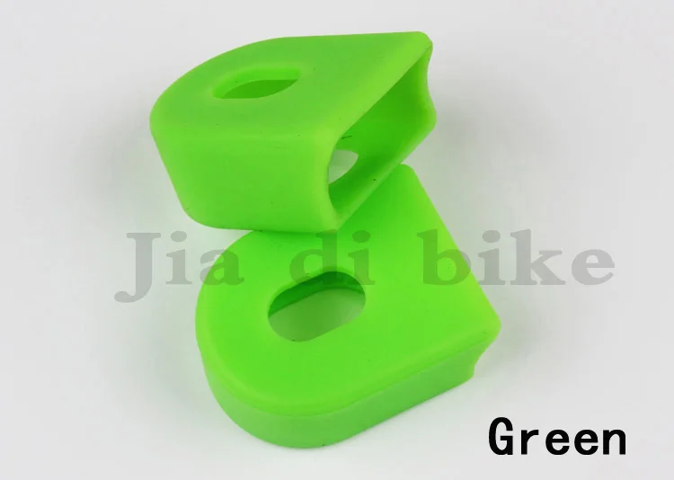 Green MUQZI 2 шт протектор для кривошипа Чехол MTB фиксированная Шестерня складной дорожный велосипед шатун смарт-чехол спортивные аксессуары экипируйте кривошипный чехол - Цвет: Green