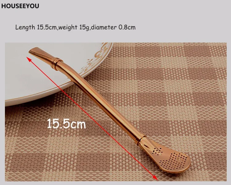 Разноцветные соломинки из нержавеющей стали для барной посуды Mate Bombillas Yerba фильтр