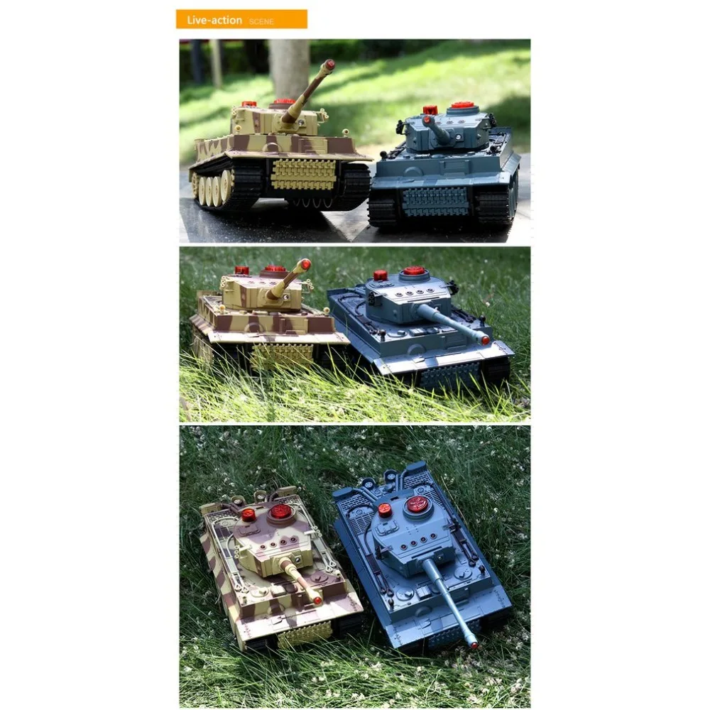 OCDAY RC 518 1/24 Гусеничный Танк ИК пульт дистанционного управления игрушки