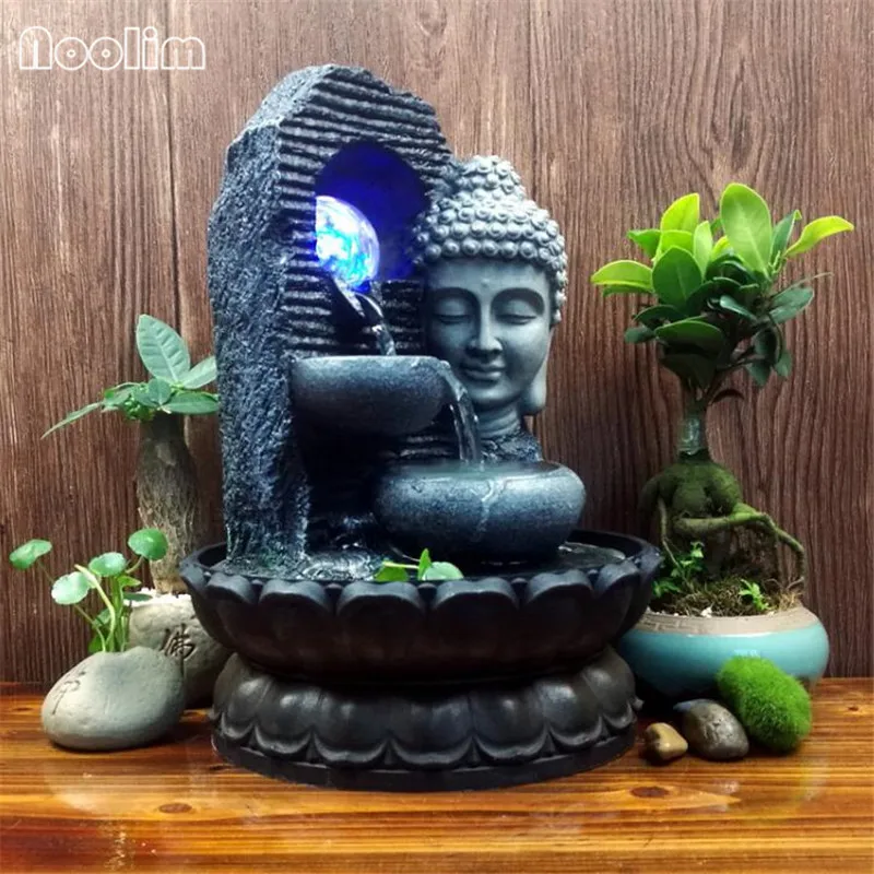 Переработка воды в Будде фэн-шуй декоративный водяной фонтан офисная мебель для