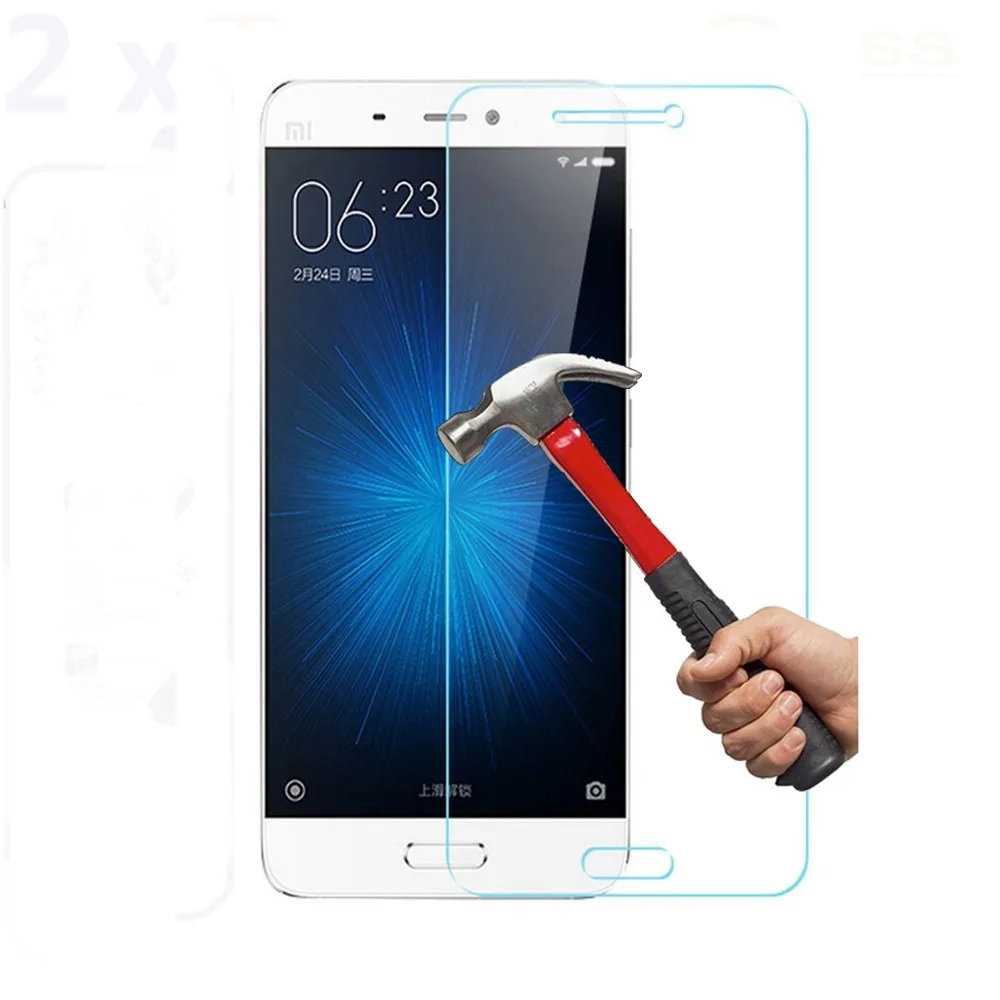 Phiyoo для Стекло Сяо Mi 5 Экран протектор Закаленное Для против царапин xiao Mi5 5.15 дюйма