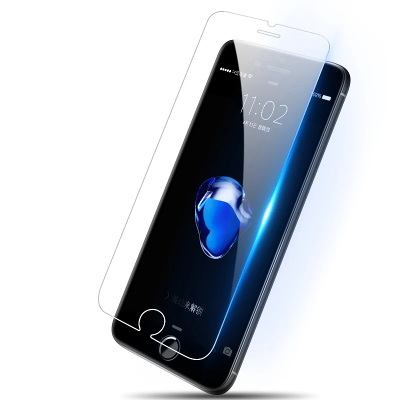 

9H HD 2.5D 0,26 мм переднее закаленное стекло для iPhone 6 6S 7 8 Plus X Xs Mas XR 11 Pro Max 5 5S 5C SE прозрачная защитная пленка для экрана