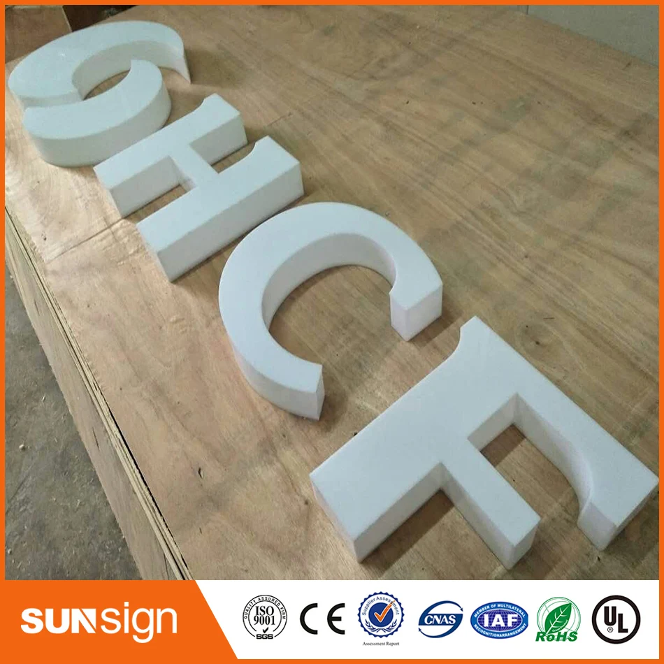Advertising acrylic 3D letters perspex channel lettering