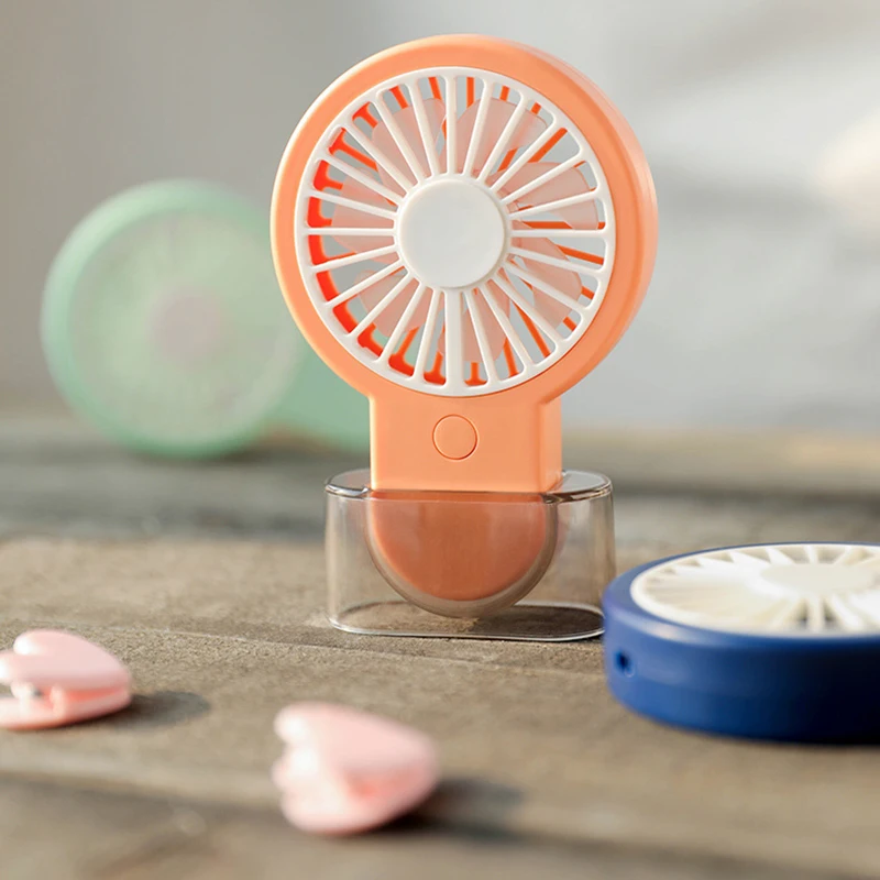 Портативный мини вентилятор USB зарядка Настольный Электрический маленький
