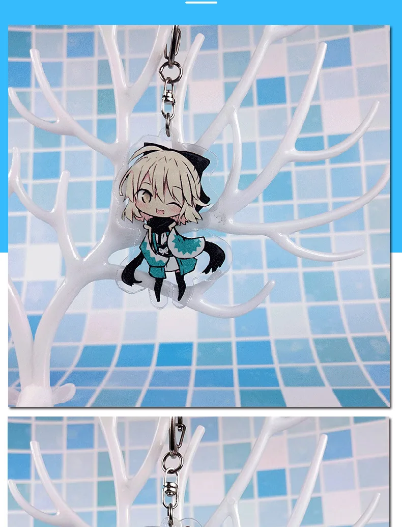 1 шт. аниме брелок для ключей Fate/Grand Order игра Fate Grand FGO брелок для ключей Saber Astolfo брелок llaveros para mujer